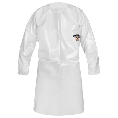 Lakeland Apron, C2T730, ChemMax, Chemical, X-Large, White, Elastic, 12PK C2T730-XL